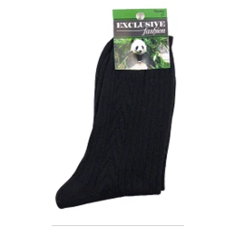Носки мужские, Exclusive fashion, черные с рисунком , панда