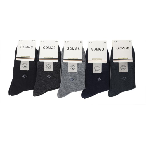 Мужские носки, пять цветов, классика   