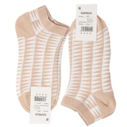 Женские носки, хлопок, пять цветов, персик