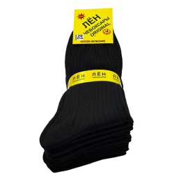 Чебоксары Лен, черные с рисунком