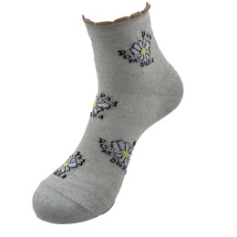 Носки женские, разноцветные, лен крапива, 7 цветов, медицинские, линия здоровья