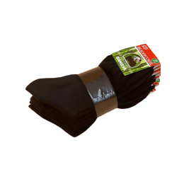 Носки мужские, черные, Белорусские, Бамбук, гладкие  с ленточкой