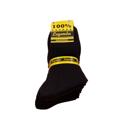 Носки мужские, черные с рисунком, Legenda life