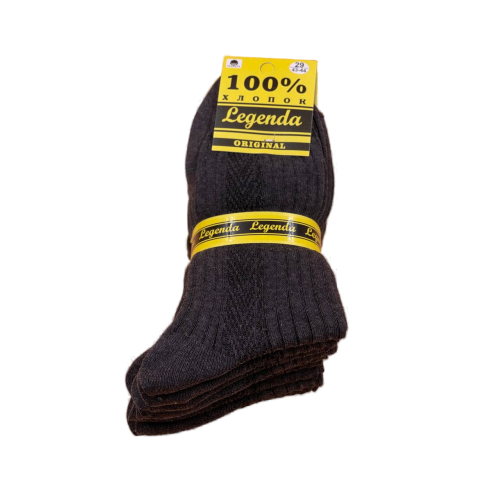 Носки мужские, серые с рисунком, хлопок, Legenda life