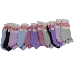 Носки женские, разноцветные, хлопок