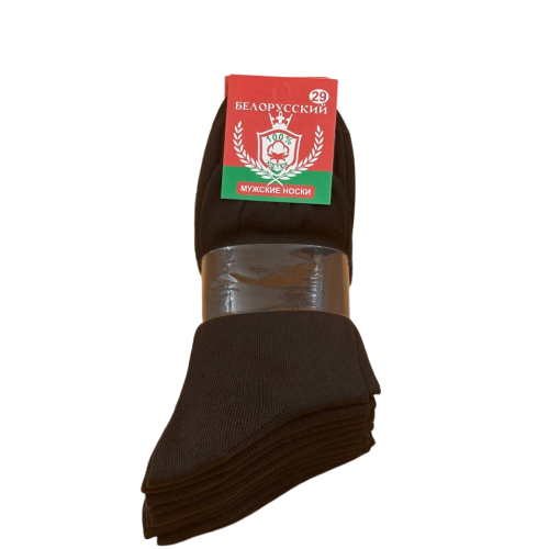 Носки мужские, черные, Белорусский хлопок с ленточкой прозрачной и новой этикеткой 