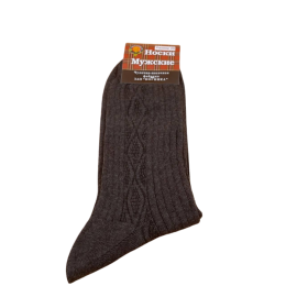 Носки мужские, серые, НОГИНКА с рисунком