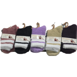 Носки женские, зимние, пять расцветок, Норка длинные