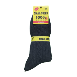 Носки мужские, серые,  SMAIL-SOCKS с рисунком