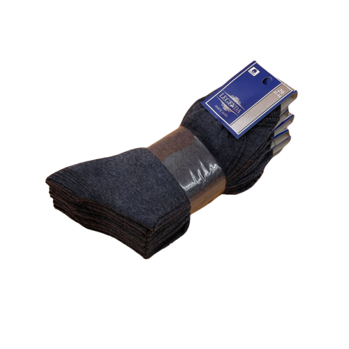 Носки мужские, джинсовые, хлопок, Legenda