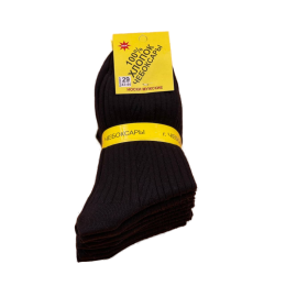 Хлопок Чебоксары, черные с рисунком