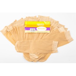 Капроновые, носки, бежевые, короткие