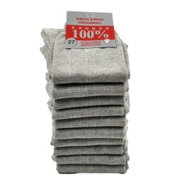 Носки мужские, молочные, SMOLENSK ORIGINAL хлопок 100% в полоску