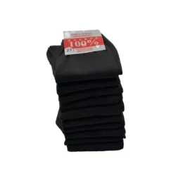 Носки мужские, черные, SMOLENSK ORIGINAL  хлопок 100% с полоской